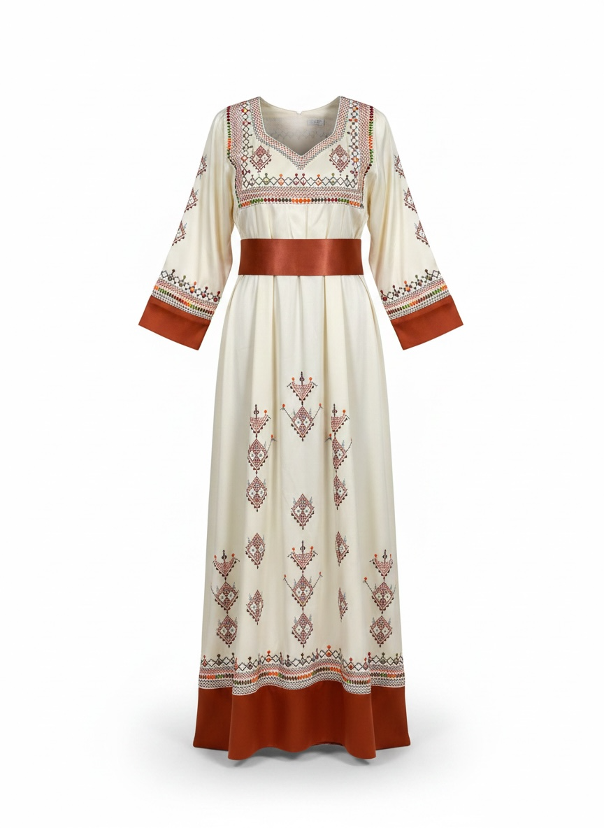 Robe kabyle broderie berbère