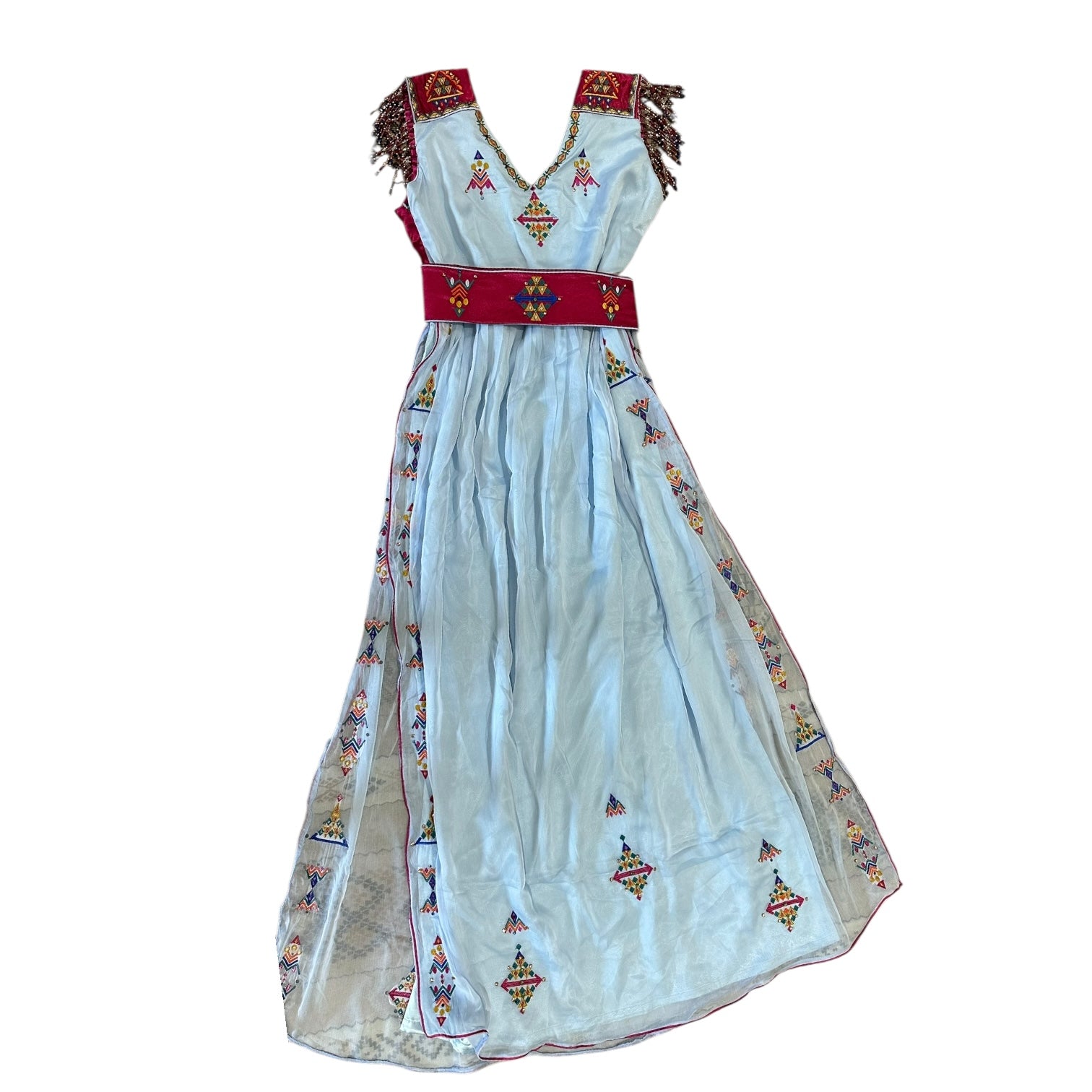 Robe tendance perlé