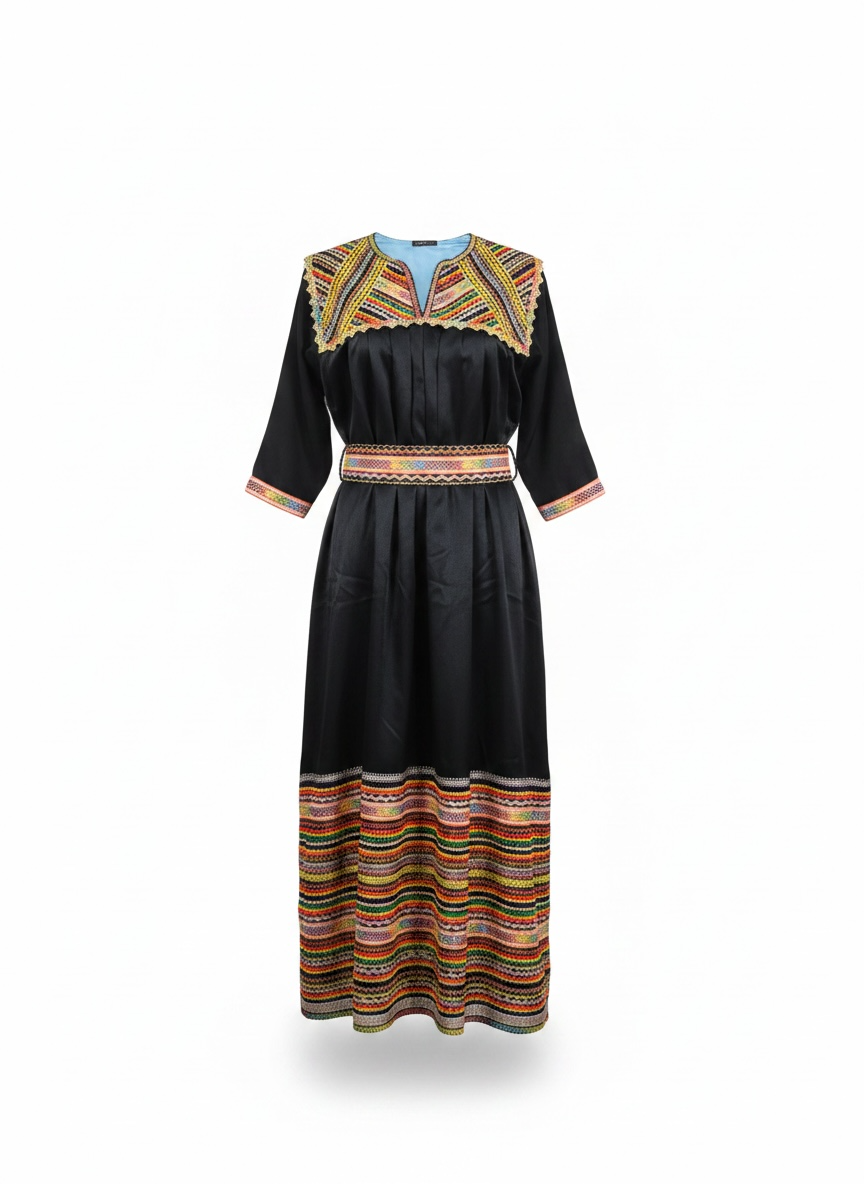 Robe avec de galons