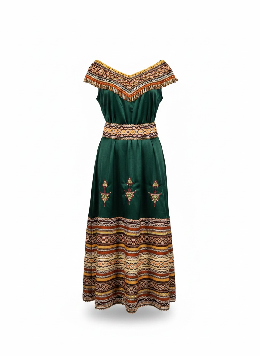 Robe avec des galons