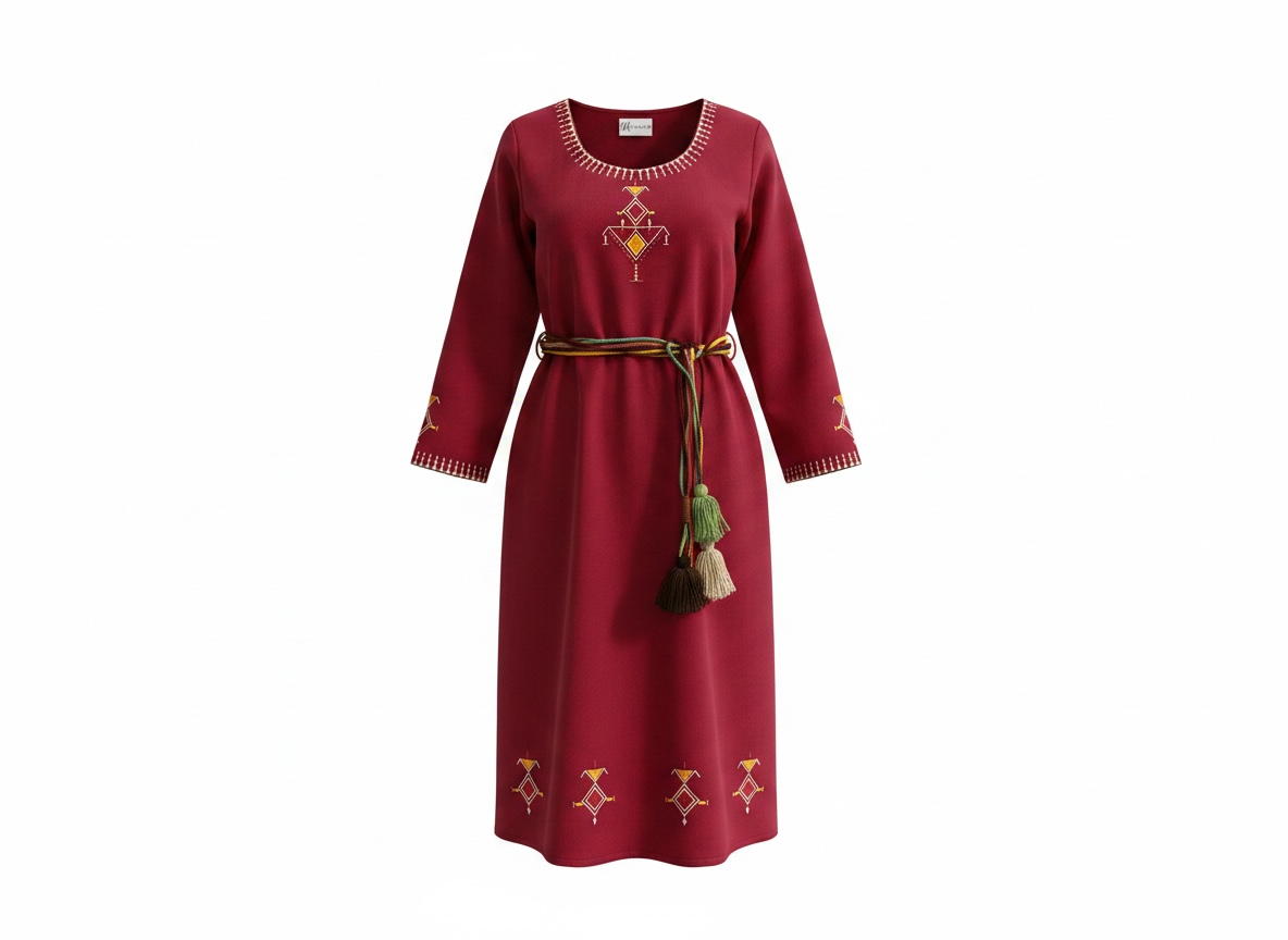 Robe broderie mini