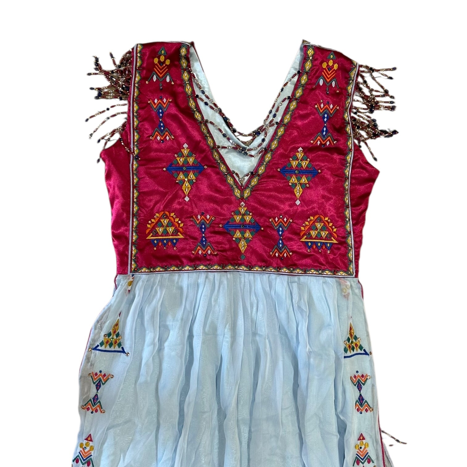 Robe tendance perlé