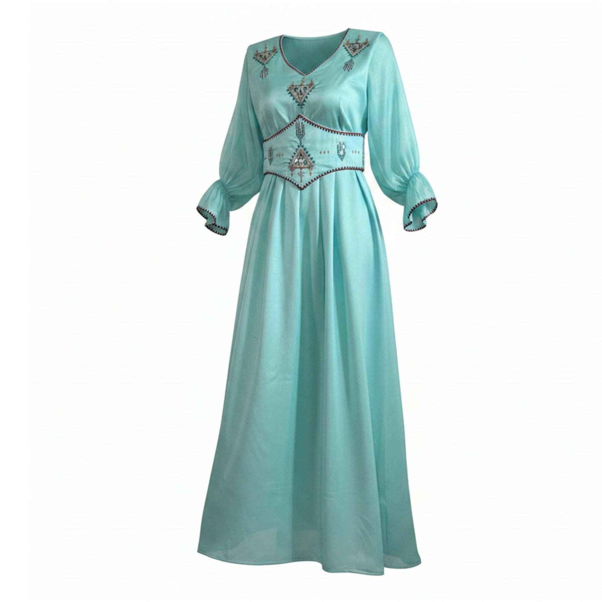 Robe kabyle brodée élégante