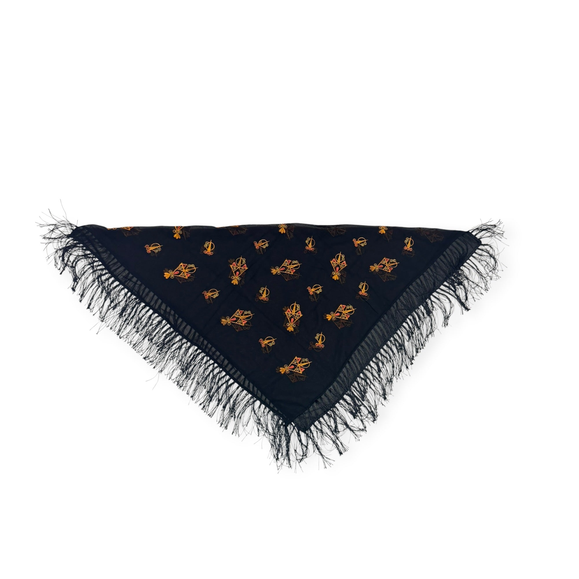 Foulard brodé