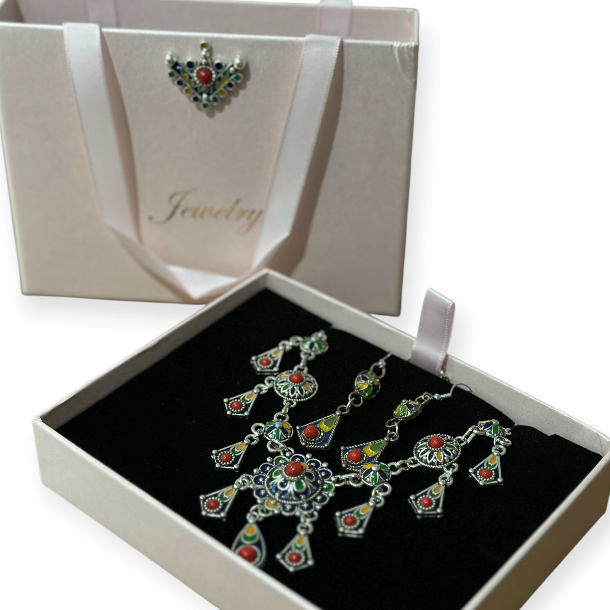 Box bijoux collier et boucle kabyle